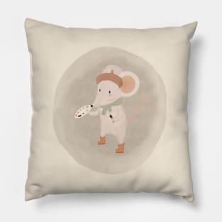Painter Mouse Pillow