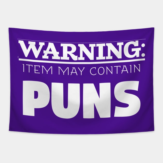 May Contain Puns Tapestry by jimtait