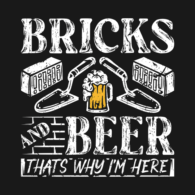 Cement Mason Concrete Tools Bricklayer by Humbas Fun Shirts