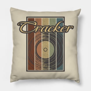 Cracker Vynil Silhouette Pillow