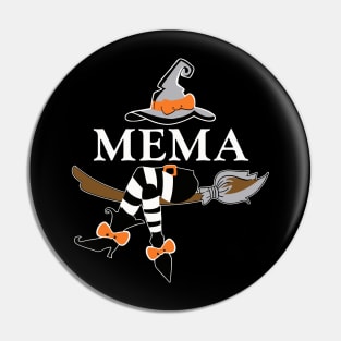 mema witch halloween Pin