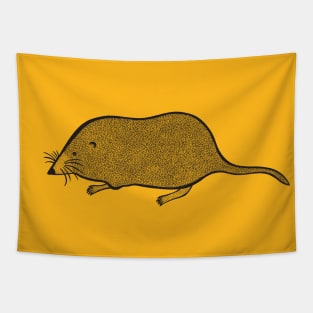 Pygmy Shrew - super cute hand drawn animal Tapestry