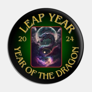Leap Year in Year of the Dragon Pin
