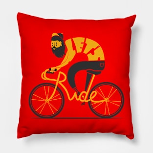 Let's Ride With My Bicycle Pillow