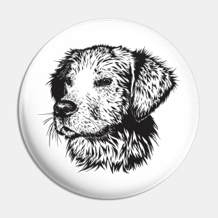 Art of your dog Pin