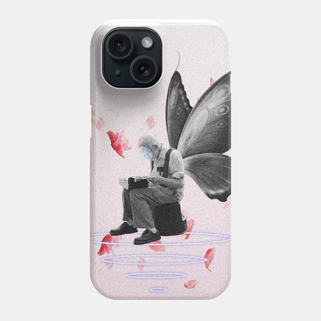 a butterfly blossom man Phone Case by Artsalasalan