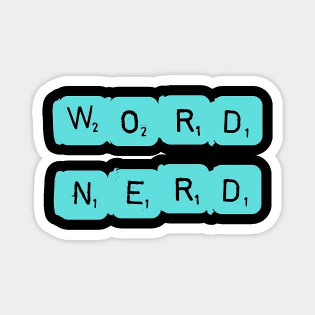 Word Nerd Magnet by Whoopsidoodle