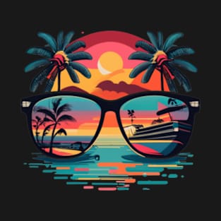 Idyllic Beach Scene T-Shirt