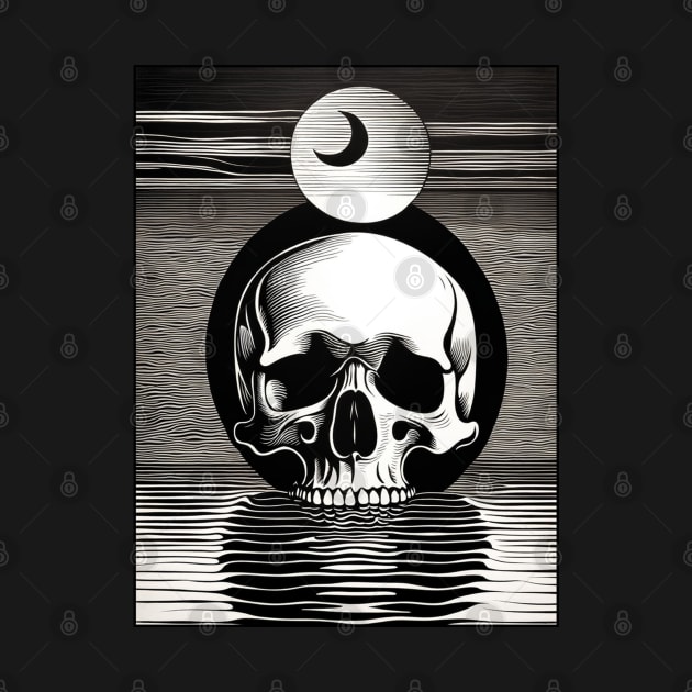 Witching Hour: Mystic Manifestation Skull by SunGraphicsLab