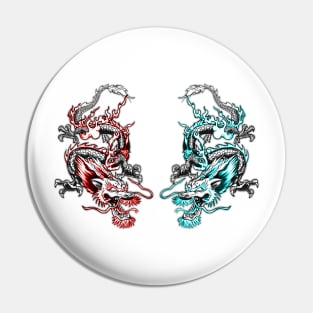 Fire and Ice Pin