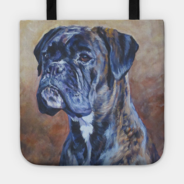 Boxer Fine Art Painting Boxer Dog Tote Teepublic