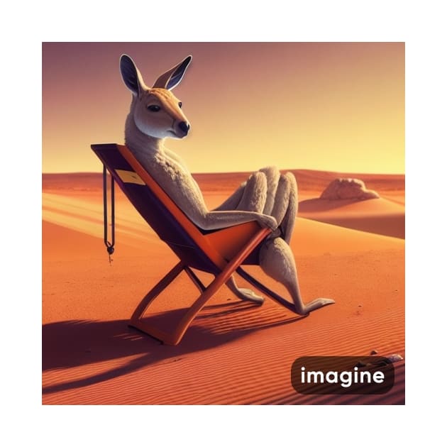 Kangaroo On Mars by ShopSunday