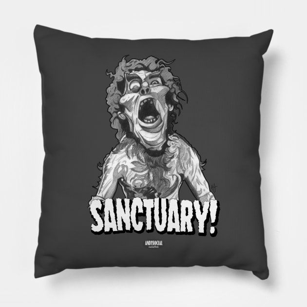 Quasimodo Pillow by AndysocialIndustries