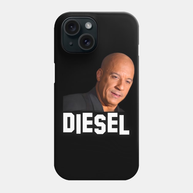 Vin Diesel | Star of blockbuster action movies | Diesel | Digital art #14 Phone Case by Semenov