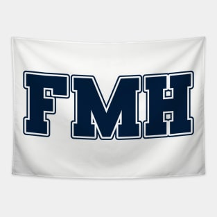 FMH Collegiate - Navy Letters - FMH Collegiate - Navy Letters Tapestry