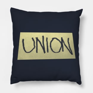 union - yellow Pillow