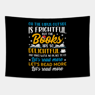 Bookish Christmas Gift Tapestry