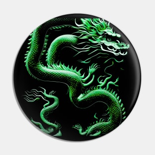 The Dragon Green Pin