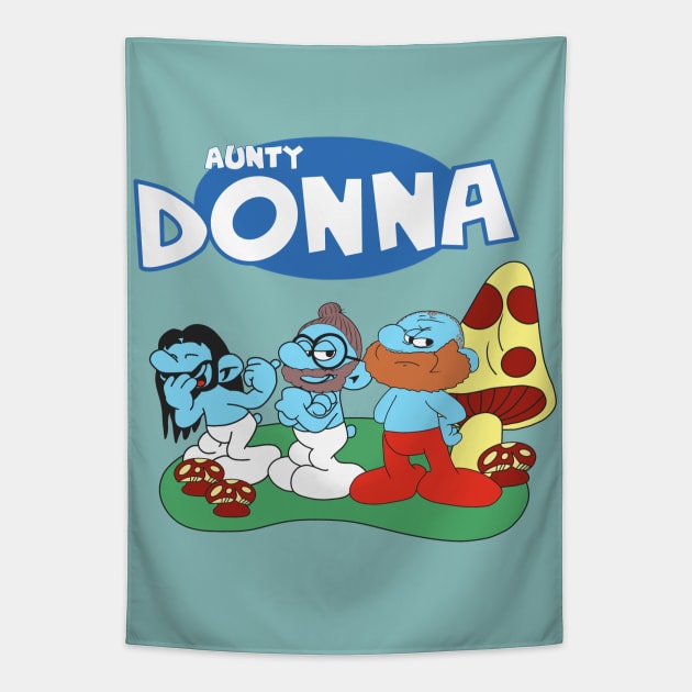 Blue Donna Tapestry by VultureVomitInc