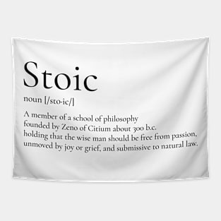 Stoic Definition Tapestry