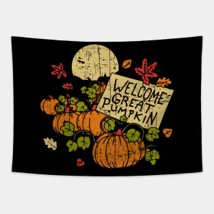 Vintage Great Pumpkin Tapestry