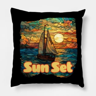 sun set Pillow