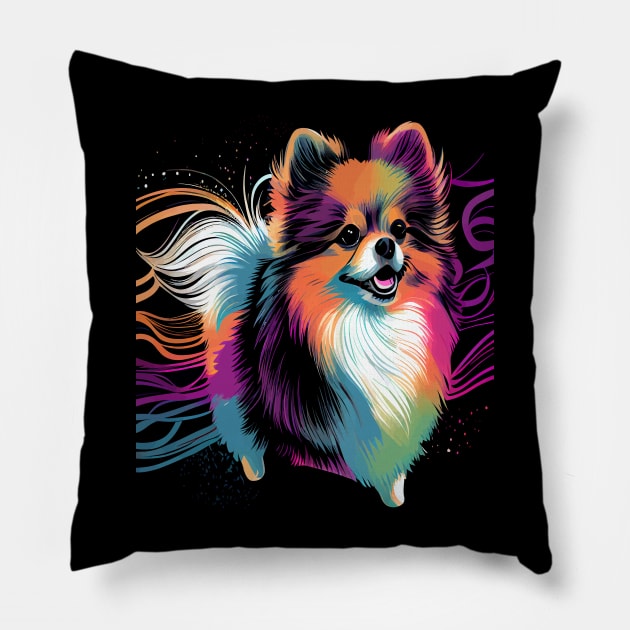 Pomeranian Pillow by JH Mart