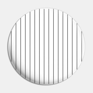 Vertical black stripes pattern Pin