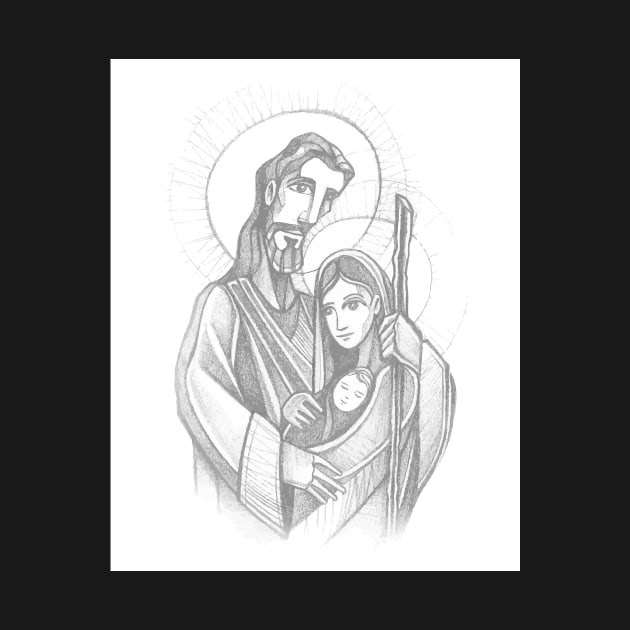 Holy Family illustration by bernardojbp