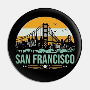 San Francisco Vintage Style Pin