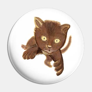 Jumping Cat Pin