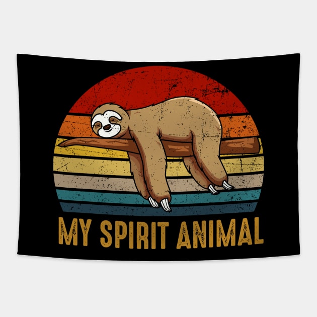 My Spirit Animal Vintage Tapestry by beckeraugustina