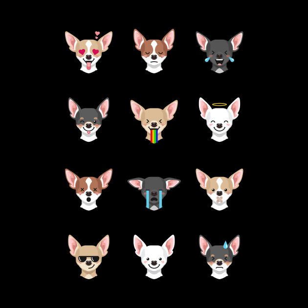 Chihuahua Dog Emoji by stonemask