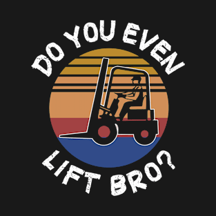 Forklift truck forklift driver retro gift T-Shirt