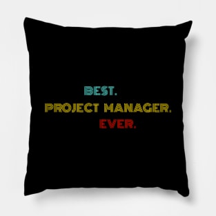 Best Project Manager Ever - Nice Birthday Gift Idea Pillow