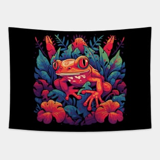 Goth Poison Jungle Frog Tapestry