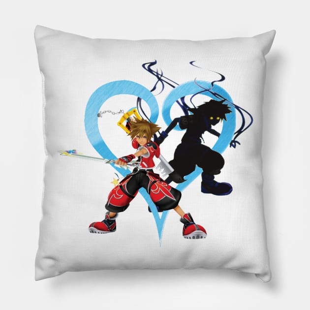 Kingdom Hearts - Light and Darkness Pillow by Nykos