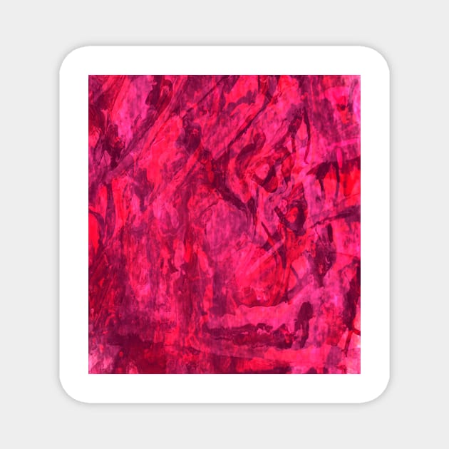 acrylic painting abstract painting artwork Magnet by FARAH ART 