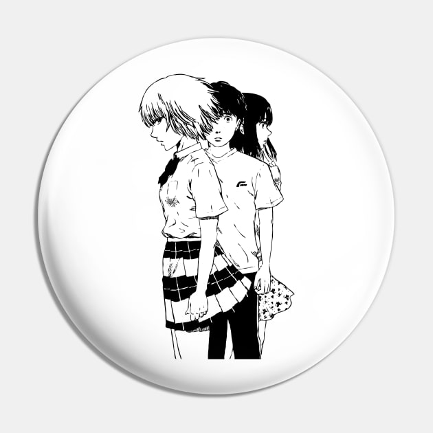 Nakamura Kasuga Saeki Aku No Hana - Flower Of Evil - Pin