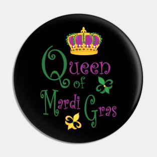 Queen of Mardi Gras Pin