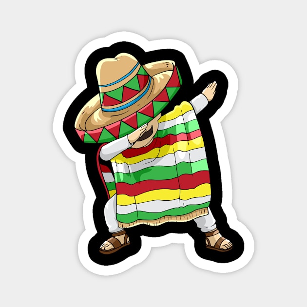 Cinco de Mayo Mexican Dabbing Magnet by KAWAIITEE