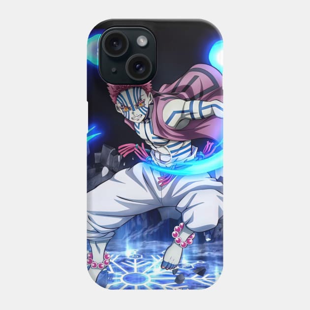 Powerful Demon Akaza Phone Case by Valoka