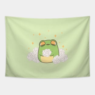 The Frog and The Rose (White) Tapestry