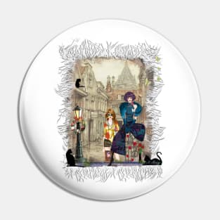 Anton Pieck & today fashion Pin