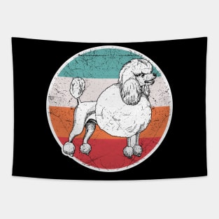 Vintage Retro Poodle Tapestry