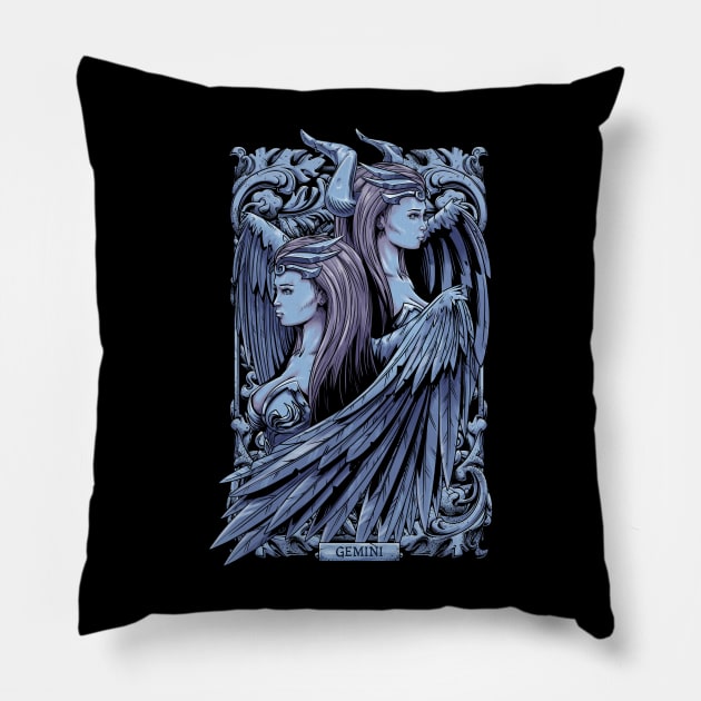 Gemini Pillow by Chack Loon