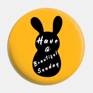 Happy Easter Bunny day, Have a Beautiful Sunday, Silly rabbit easter Pin