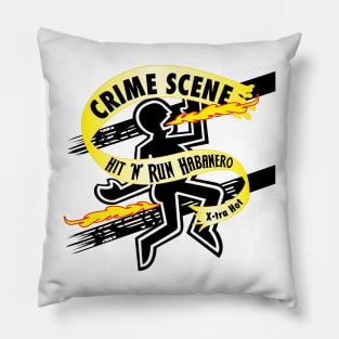 Crime Scene Hot Sauce Pillow