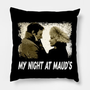 French New Wave Classic Celebrate at Mauds in Style Pillow