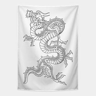 Japanese-style Dragon Tapestry